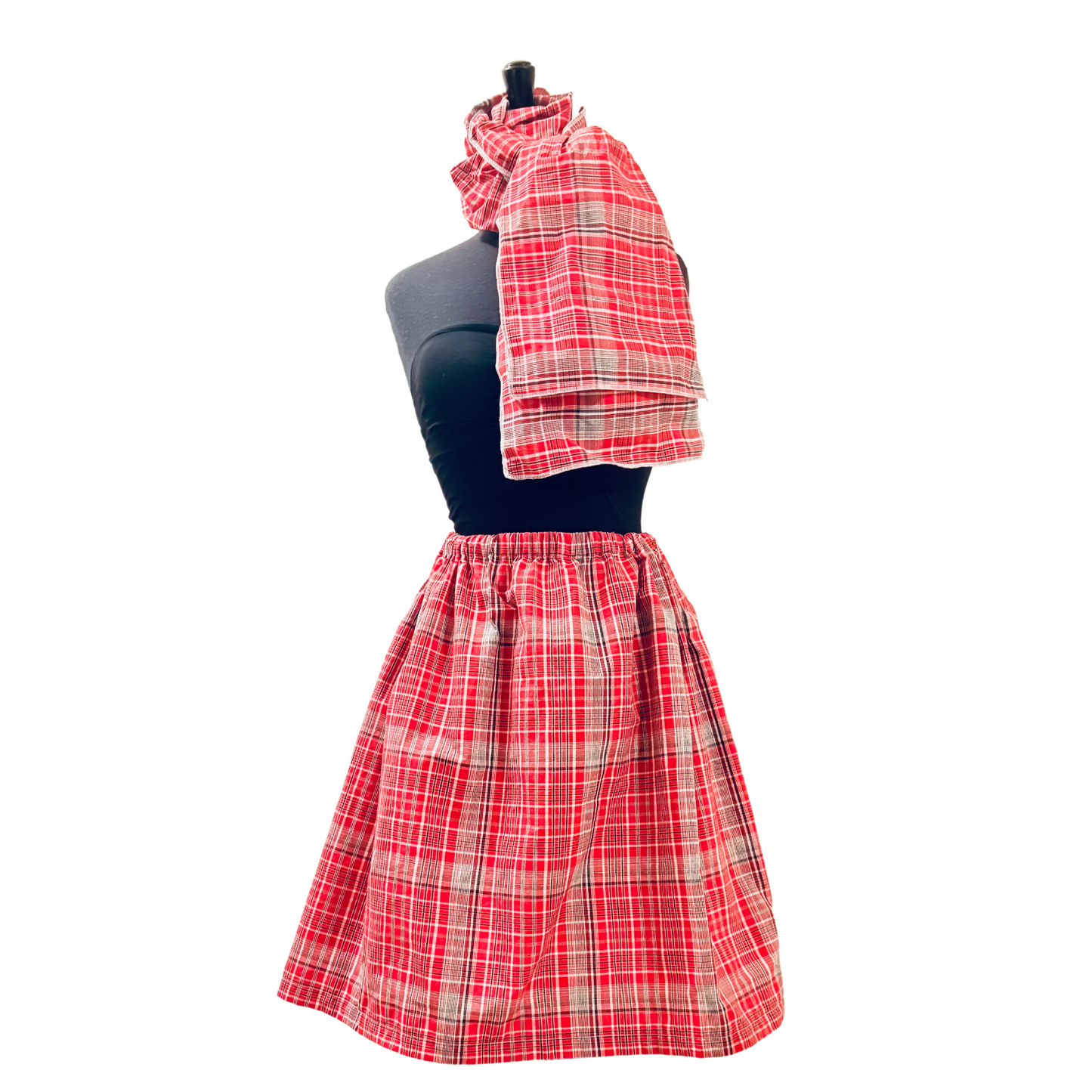 Women’s Jamaican Bandana Skirt with Headwrap