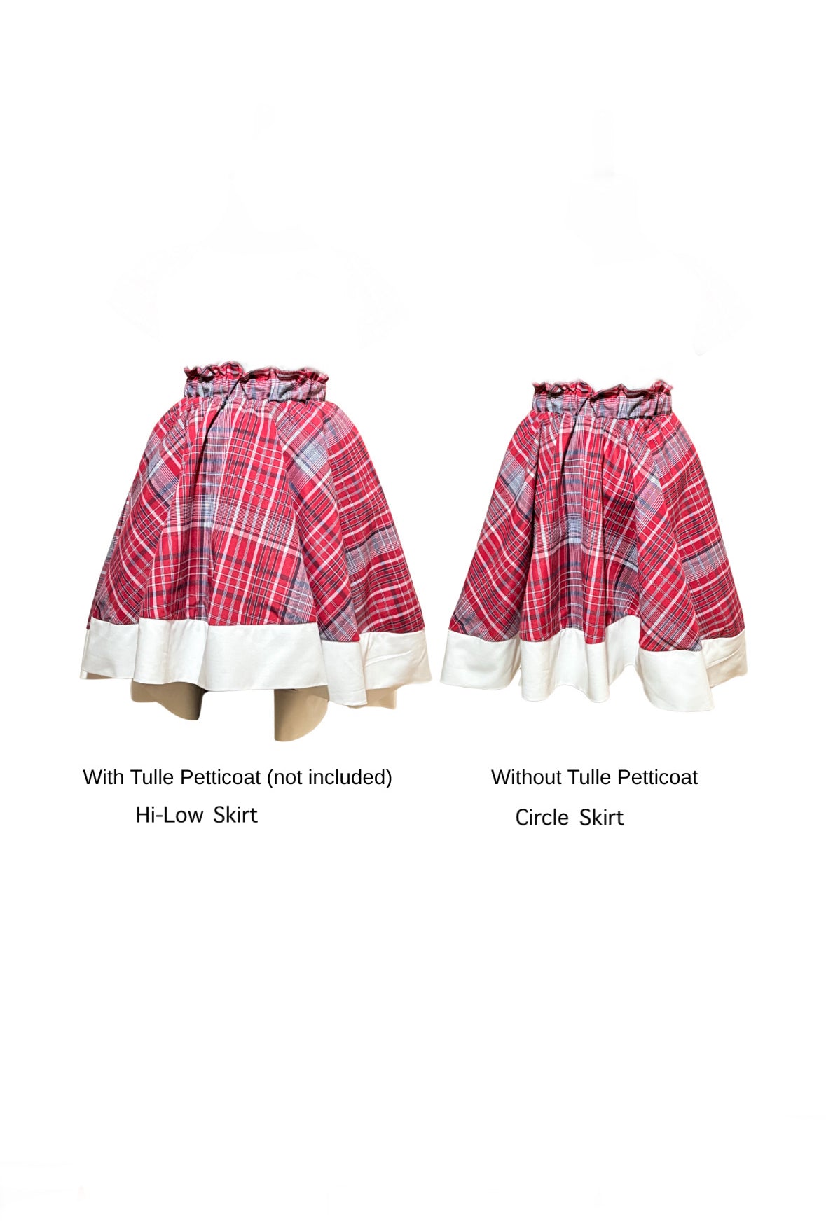 Jamaican Bandana Womens Asymmetrical Skirt & Girls Circle Skirt Cultural Outfits