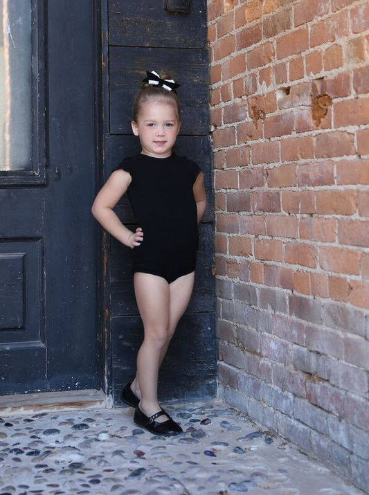 Girls Black Leotard