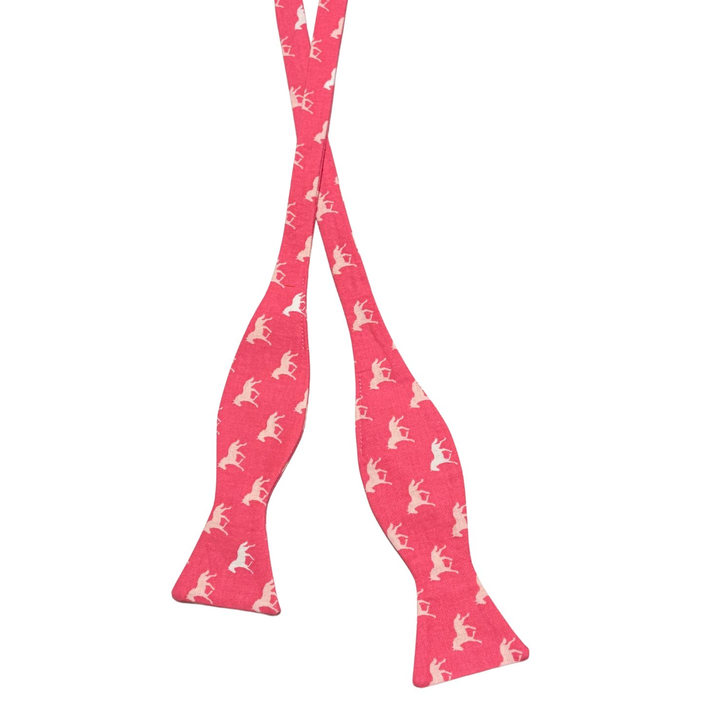 Self Tie Horses Bow Tie with Pocket Square