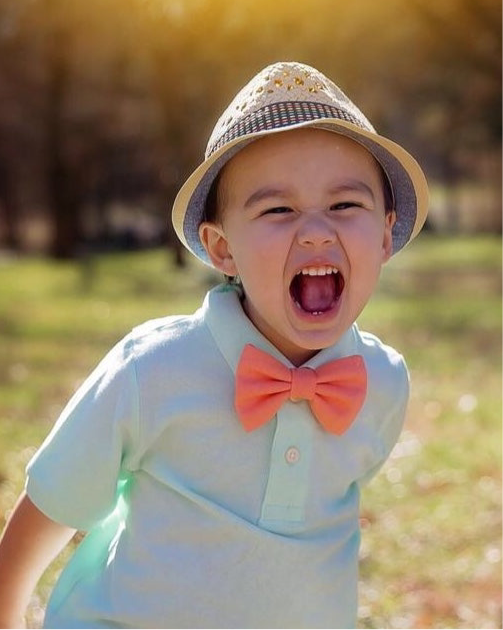 Pajarita coral melocotón