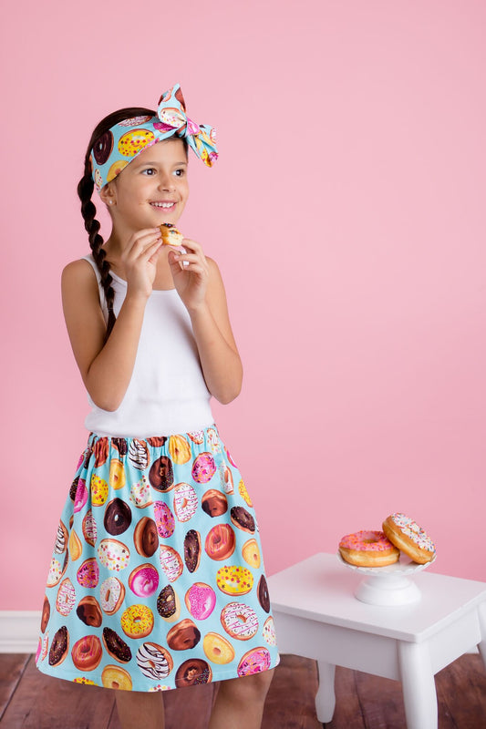 Blue Donut Girl’s Skirt