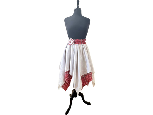 Handkerchief Hem Jamaican Bandana Skirt One Size S-XL