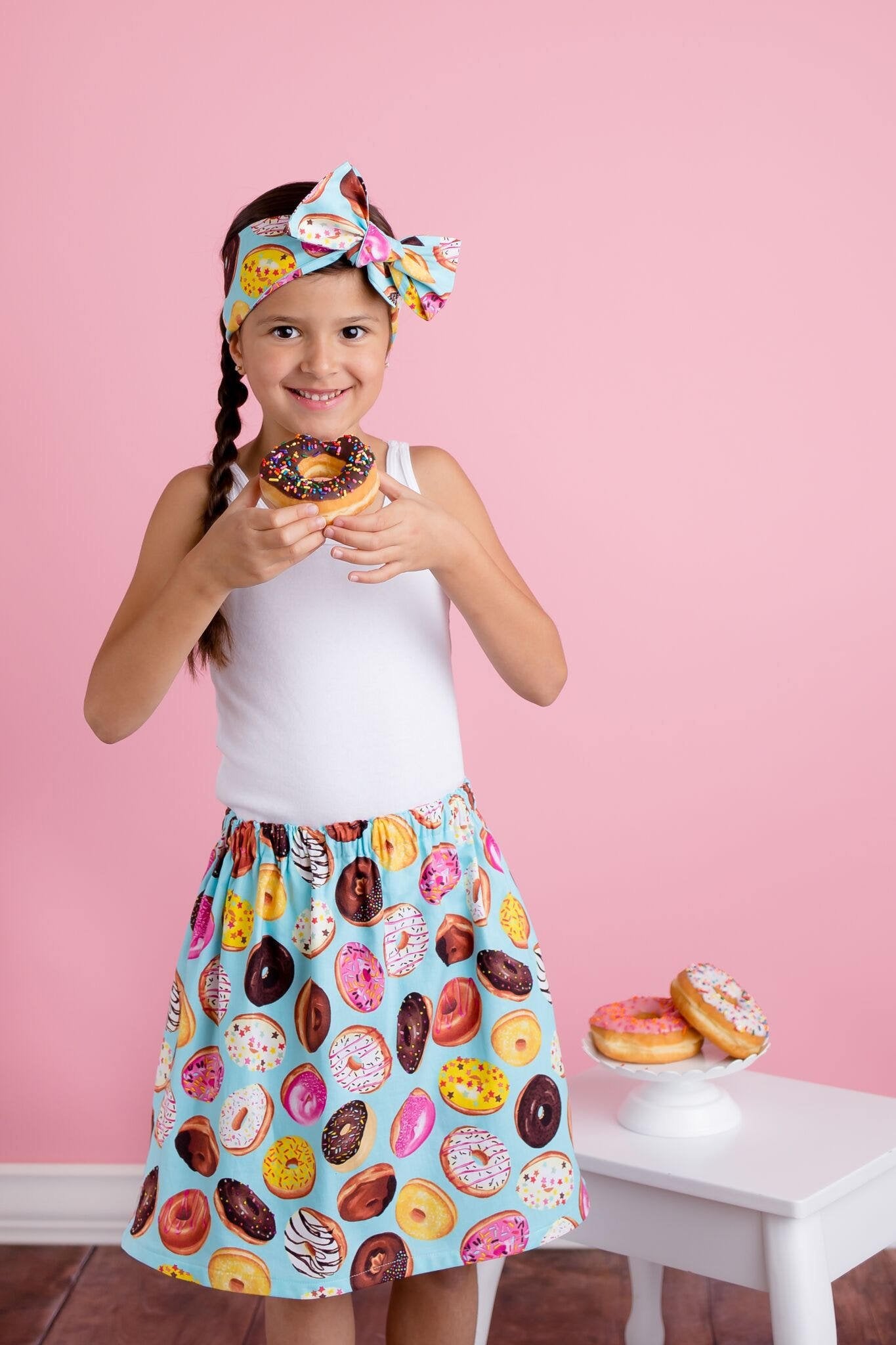Blue Donut Girl’s Skirt