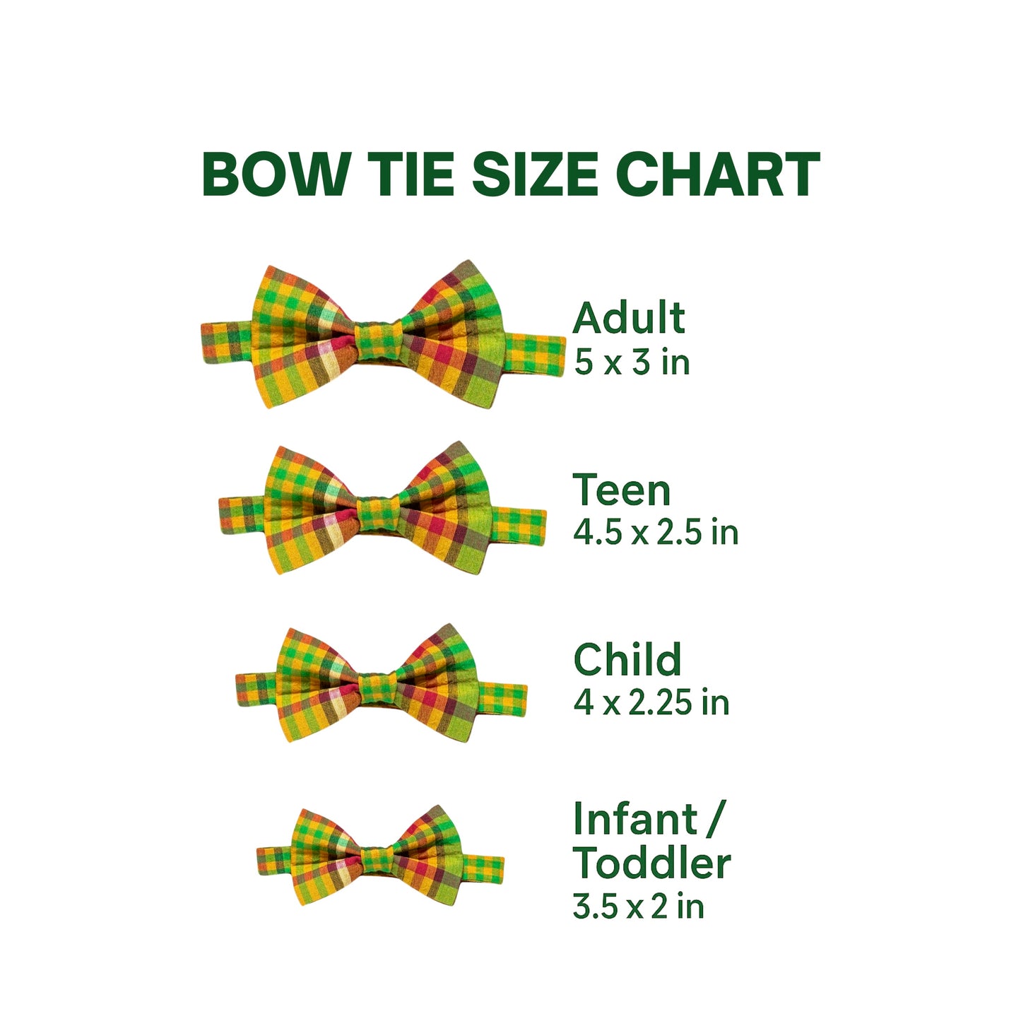 Men’s Caribbean Plaid Bow Tie with Pocket Square