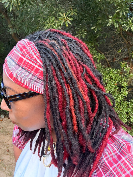 Jamaican Bandana Twisted Knot Headband – Handmade Cultural Accessory for Women & Girls