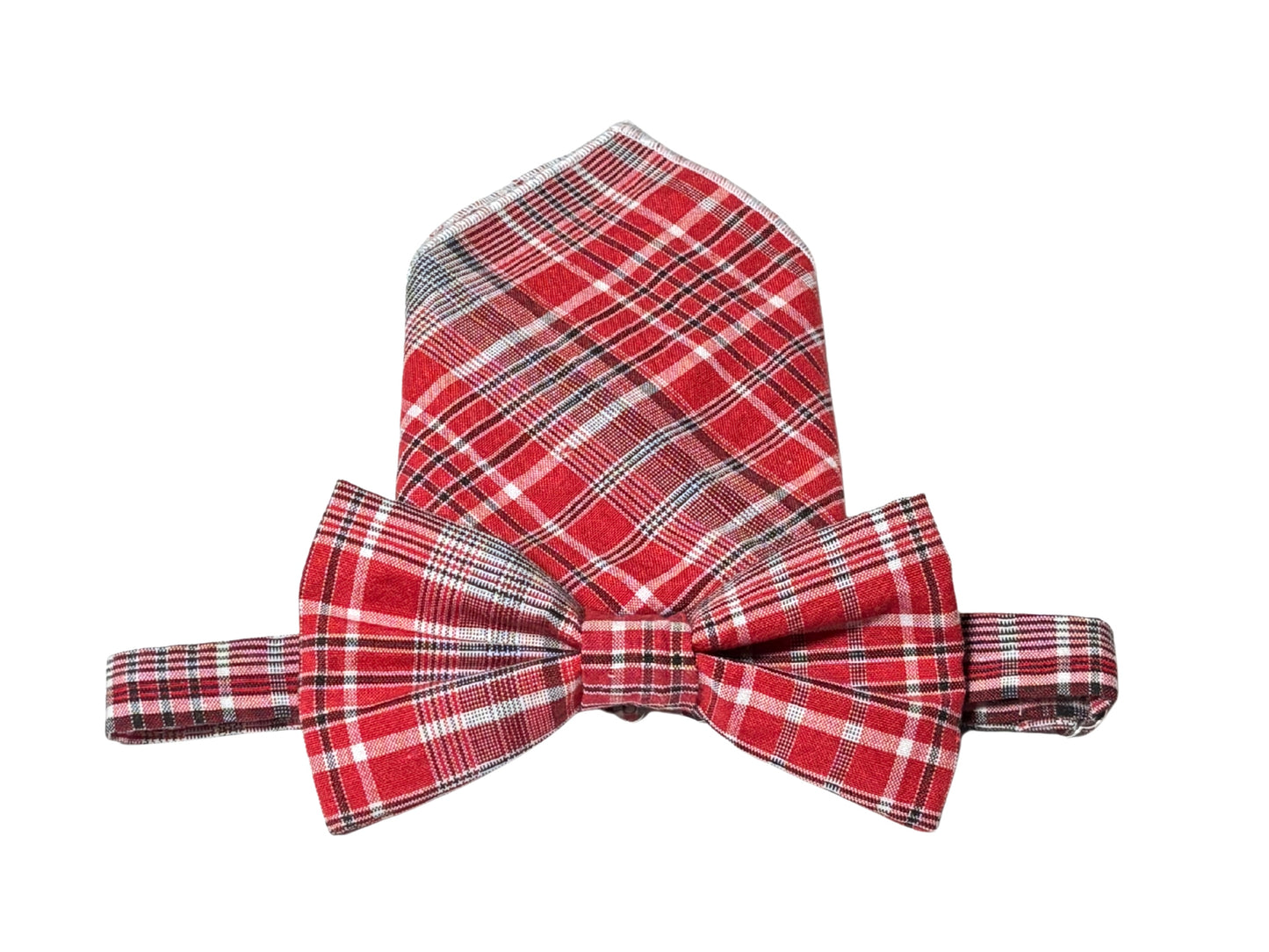 Jamaican Bandana Bow Tie and Pocket Square