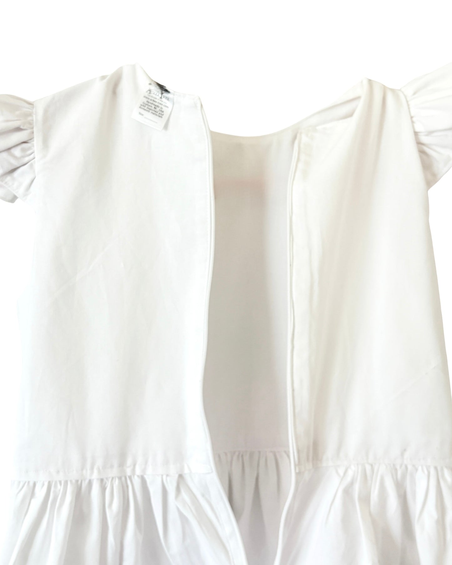 Jamaican Bandana White Dress for Girls