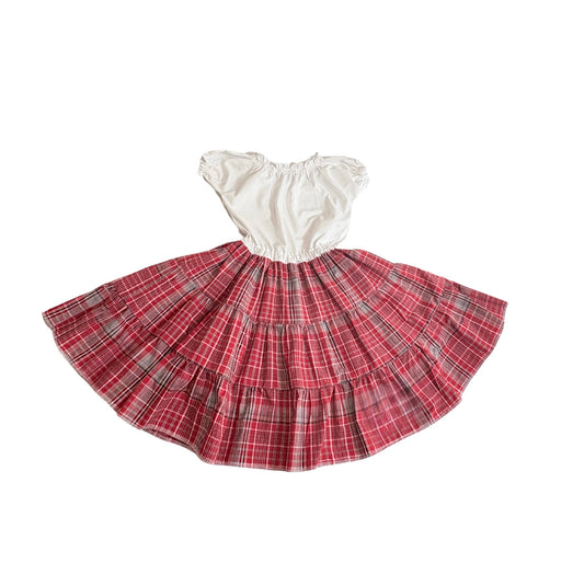 Jamaican Bandana Boho Peasant Dress