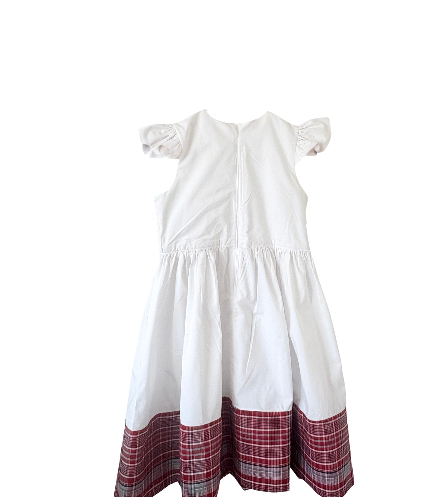 Jamaican Bandana White Dress for Girls