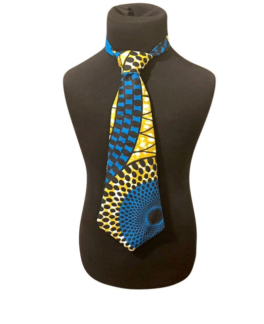 Fuchsia Boy’s African Print Tie