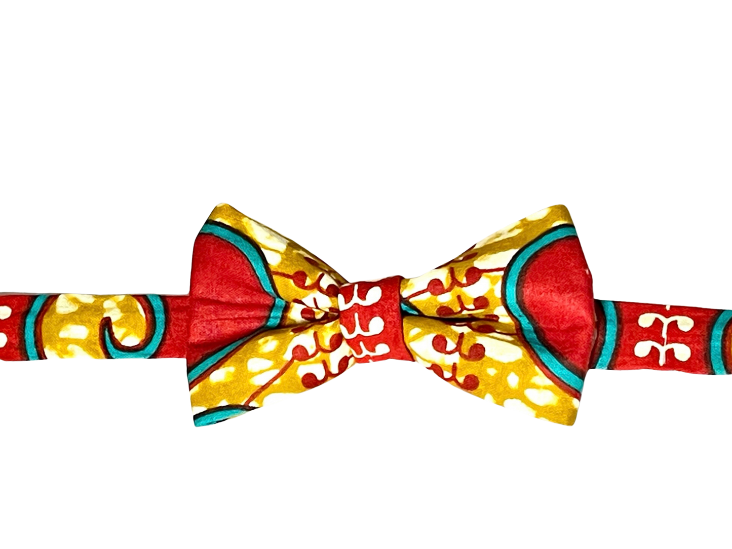 Reggae Roots Bow Tie with Pocket Square