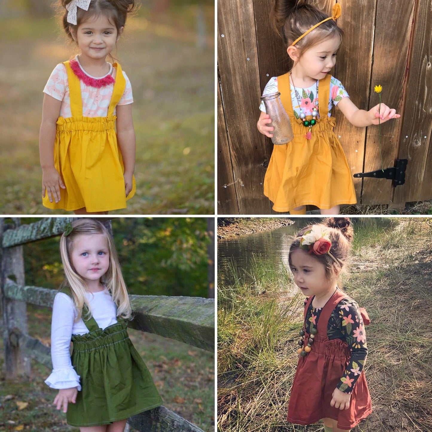 Girls Suspender Skirts