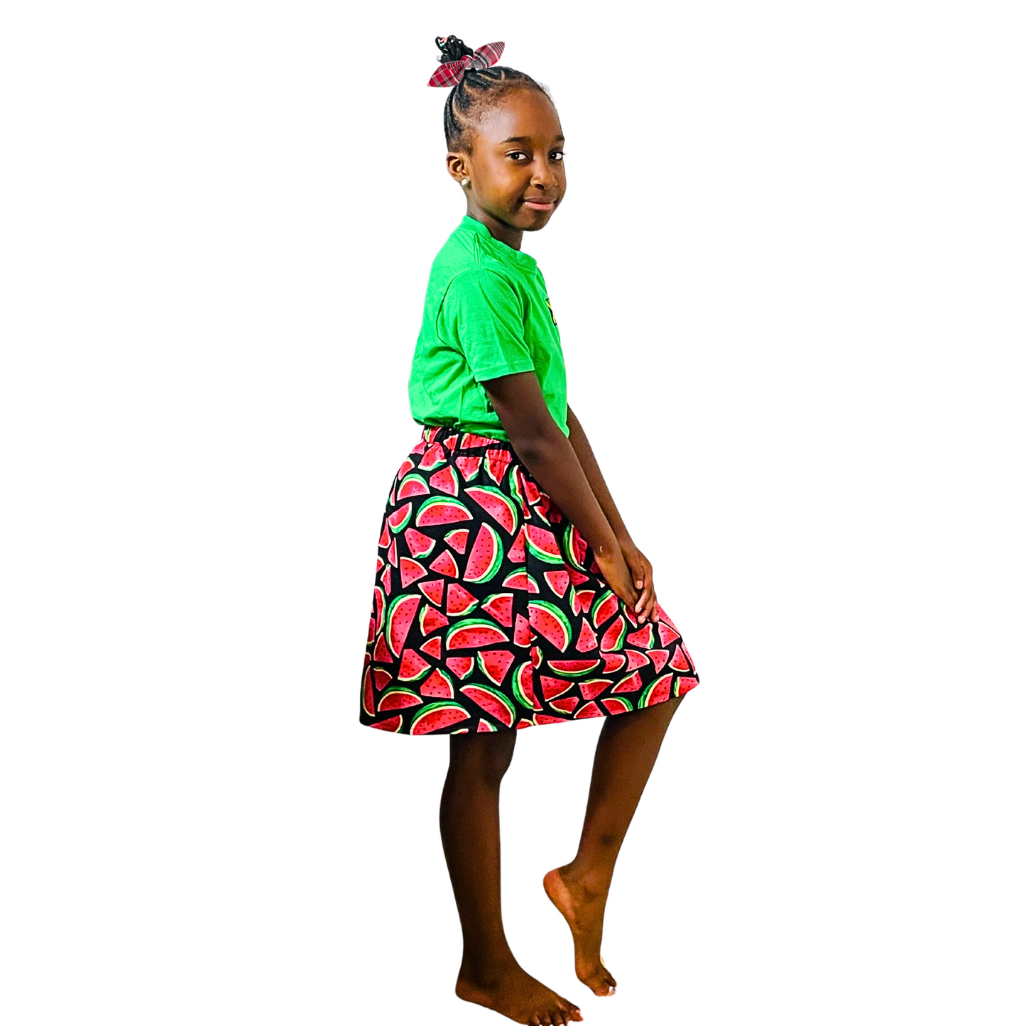 Jamaican Bandana Knotted Hair Bow