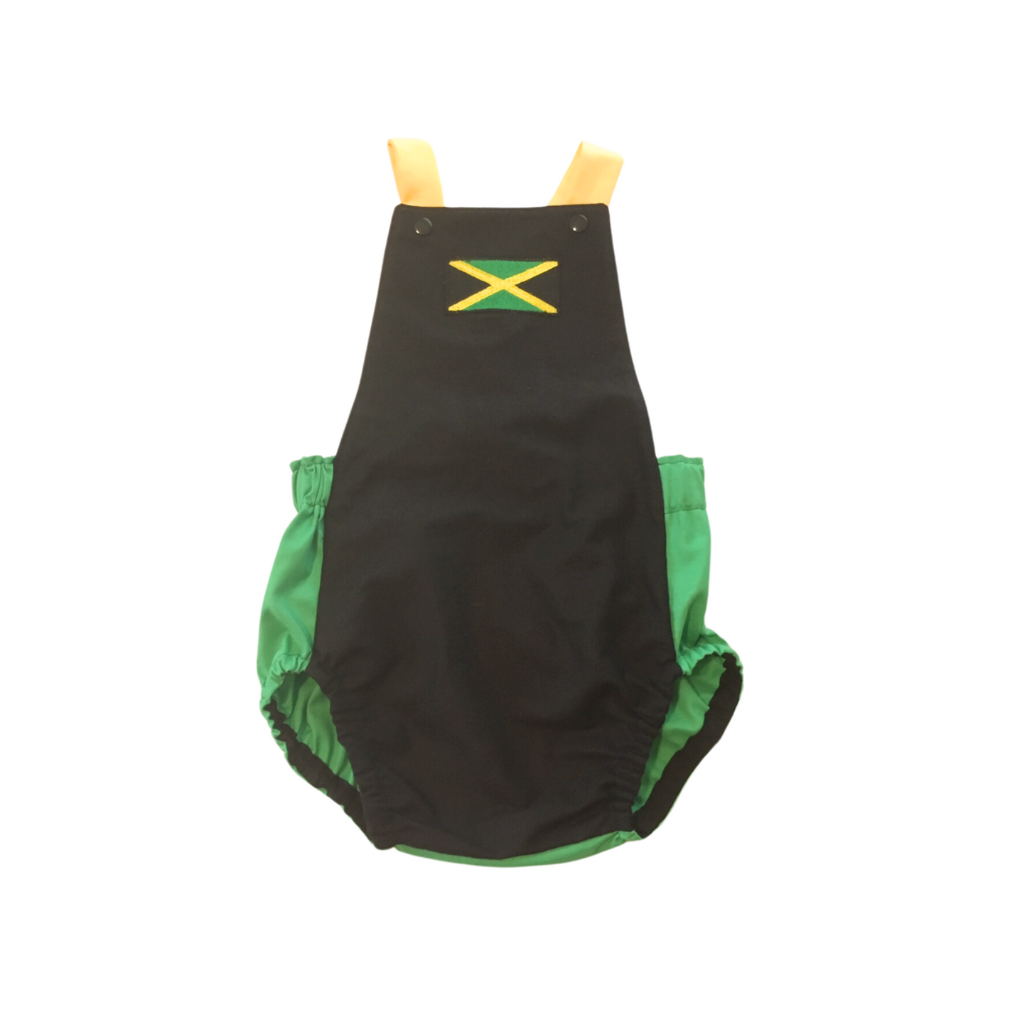 Jamaica Flag Baby Romper