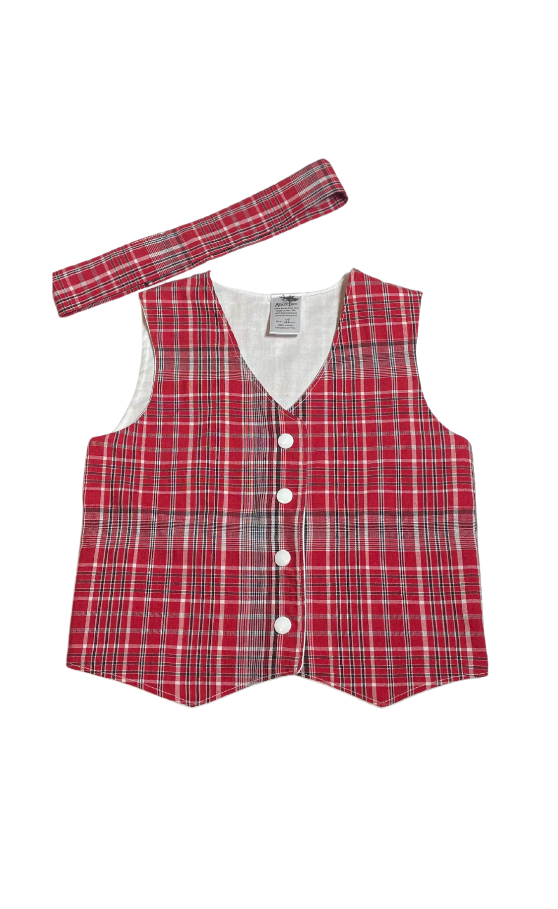 Jamaica Bandana Vest & Bow Tie