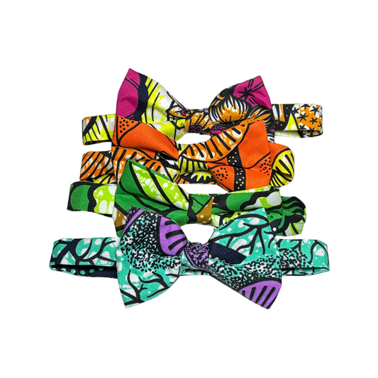 African print assorted bow ties to select 3 for a $10 savings