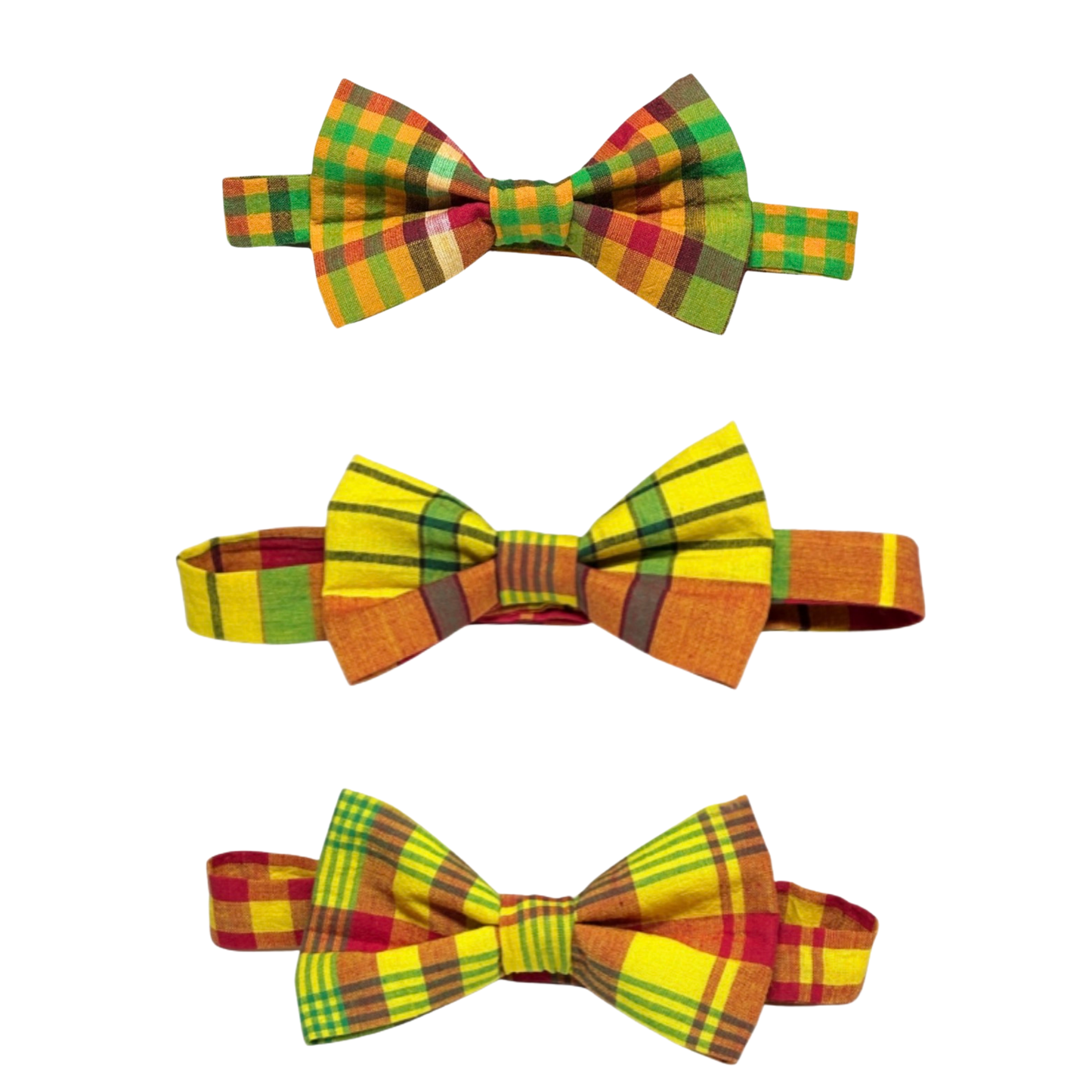 Antiguan Madras Bow Tie with Pocket Square