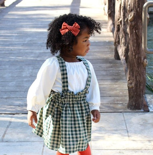 Avocado Green Peasant Blouse