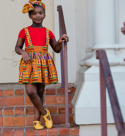 Sunset Suspender Skirt