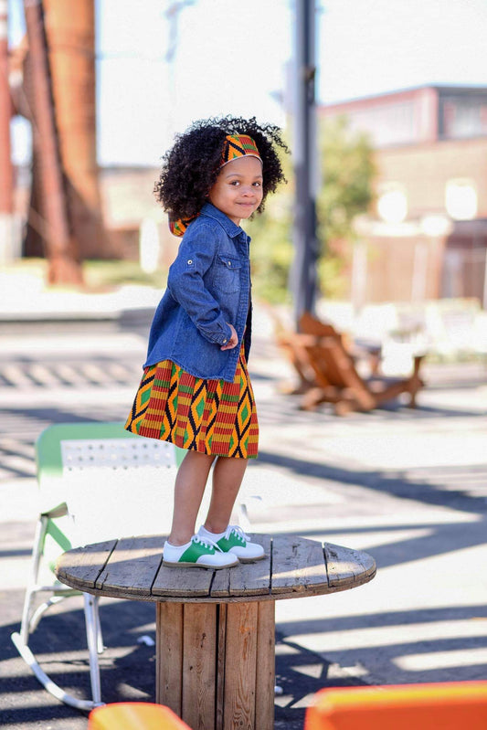 African Diamond Skirt Set