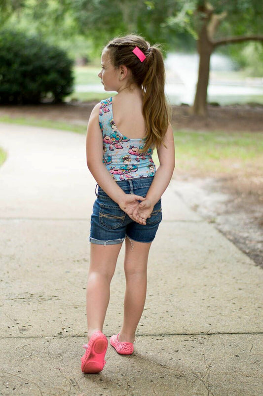 Leotardo de sirena para niñas