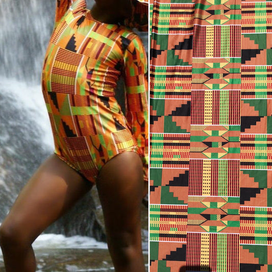 African Kente Leotard