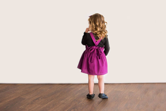 Berry Suspender Skirt