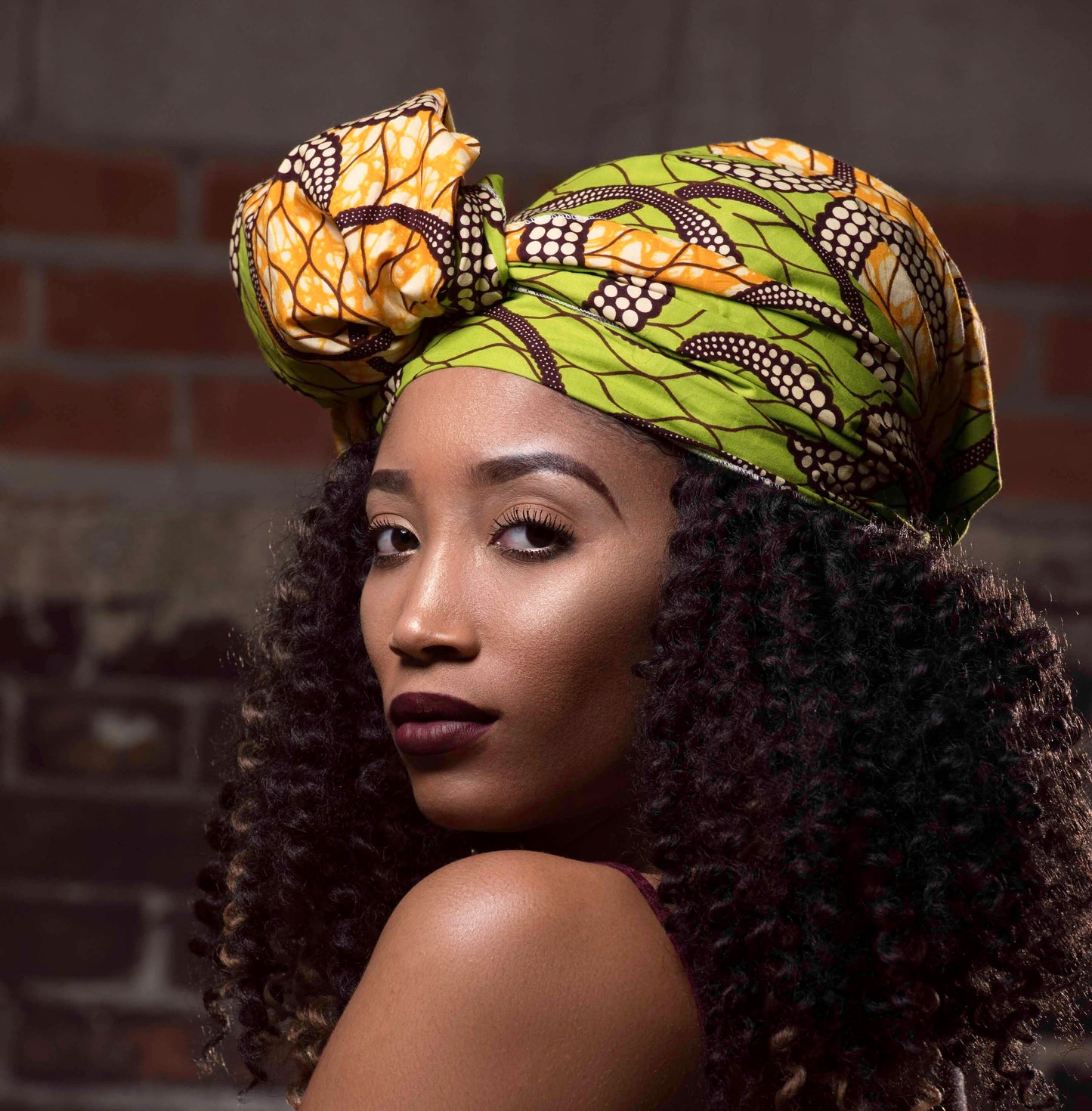 Oye classic African print headwrap