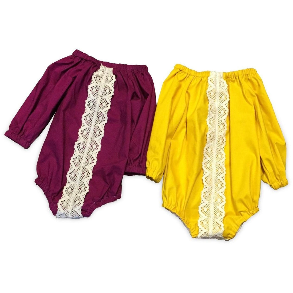 Pelele Bebé Amarillo Mostaza