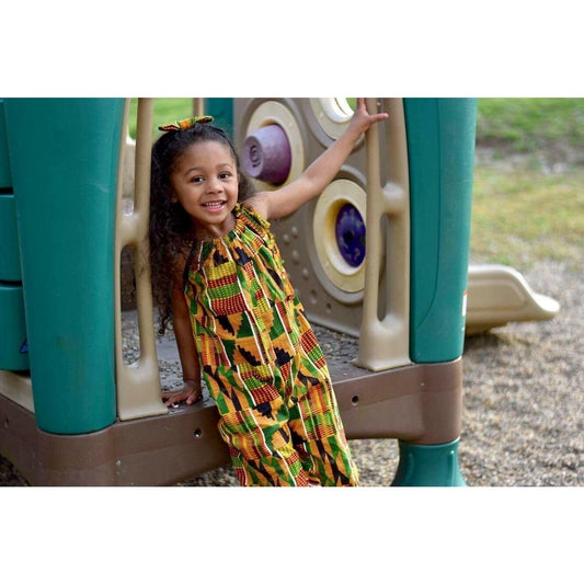 Kente Jumpsuit Romper