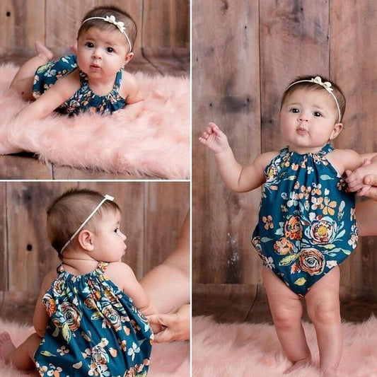 Boho Floral Bubble Romper