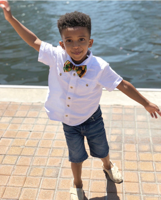 Kente African Bow Tie