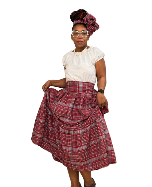 Ladies Jamaican Bandana Dress Set