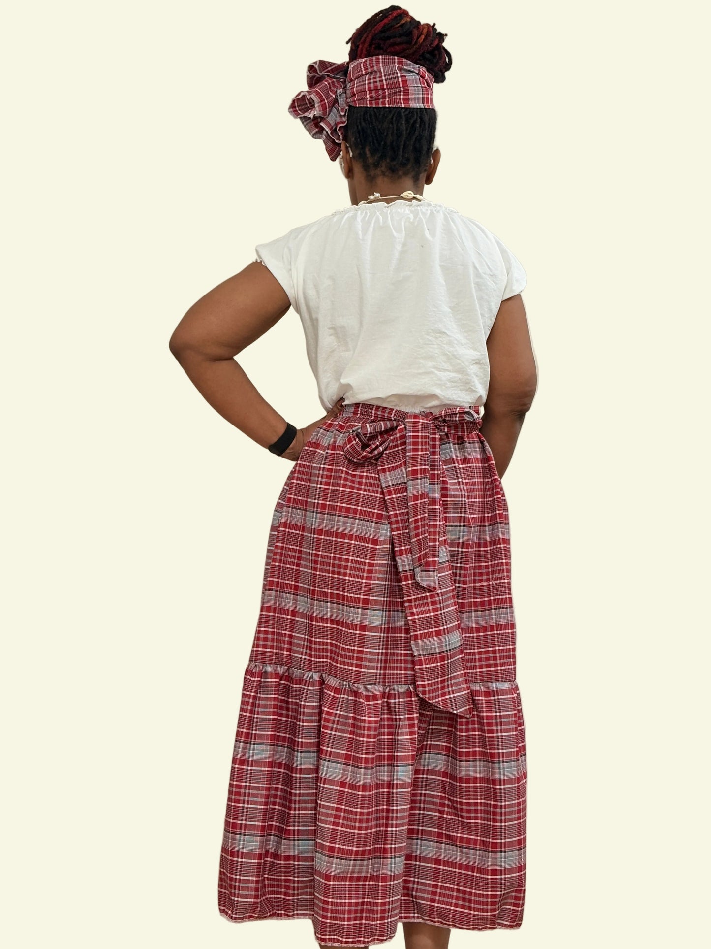 Ladies Jamaican Bandana Dress Set