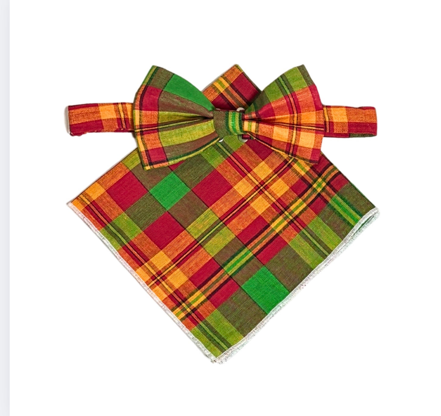 Jamaica Madras Bow Tie