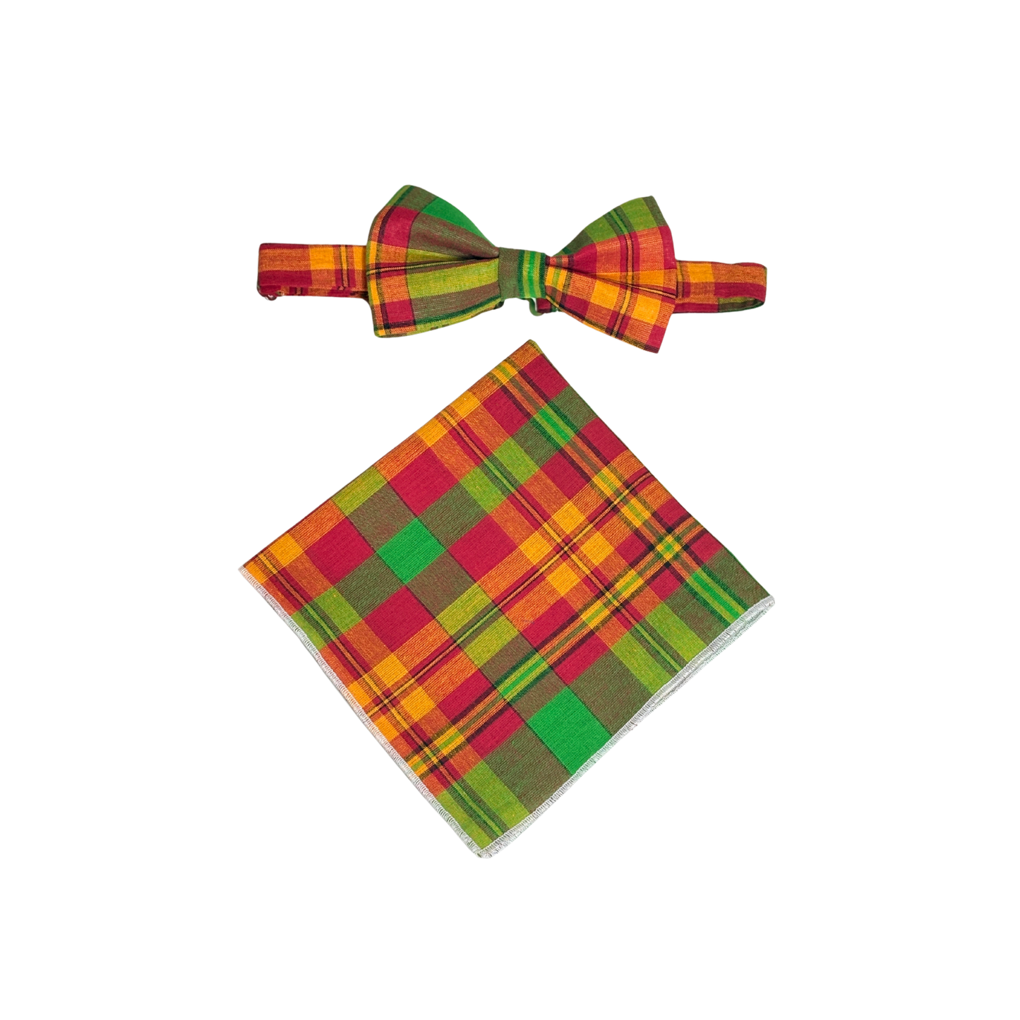 Jamaica Madras Bow Tie