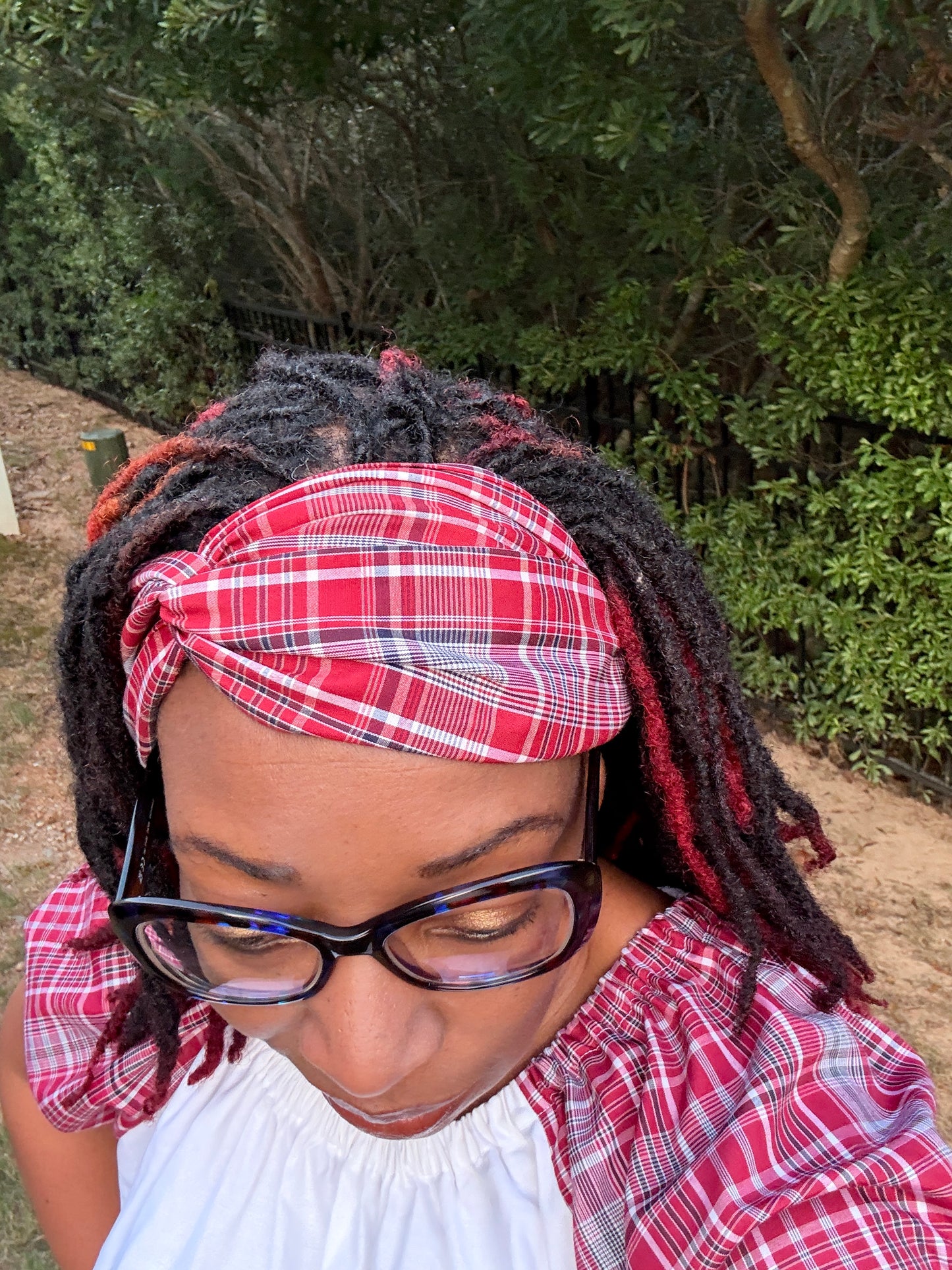Jamaican Bandana Twisted Knot Headband – Handmade Cultural Accessory for Women & Girls