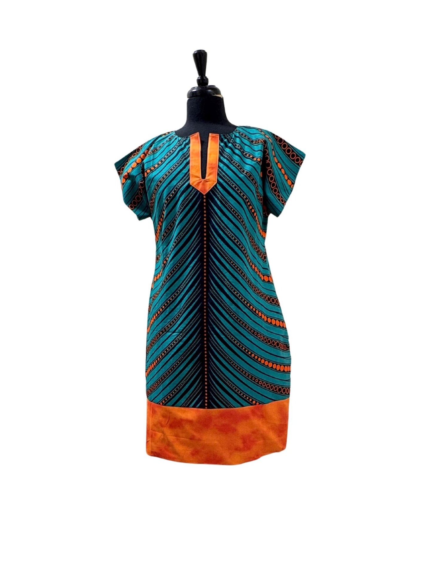 Kora Bubu Ankara Caftan Dress
