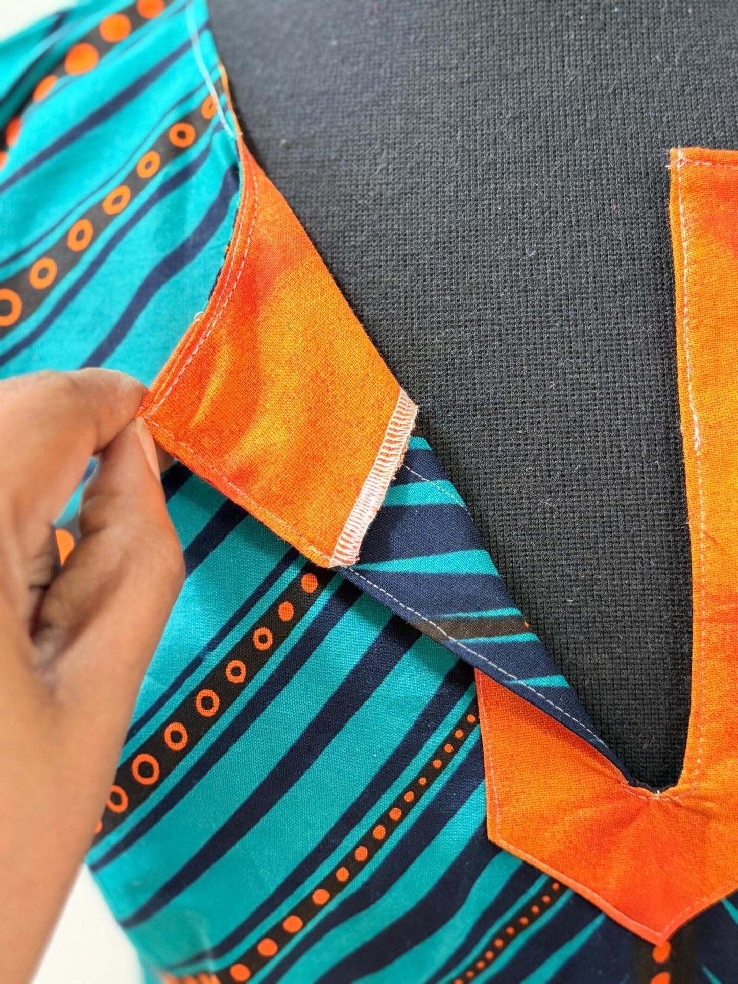 Kora Bubu Ankara Caftan Dress