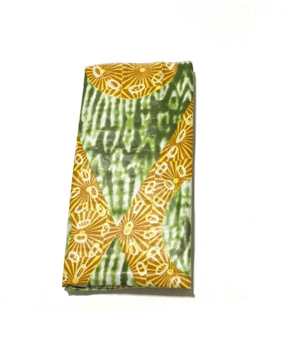 Green African Head Wrap