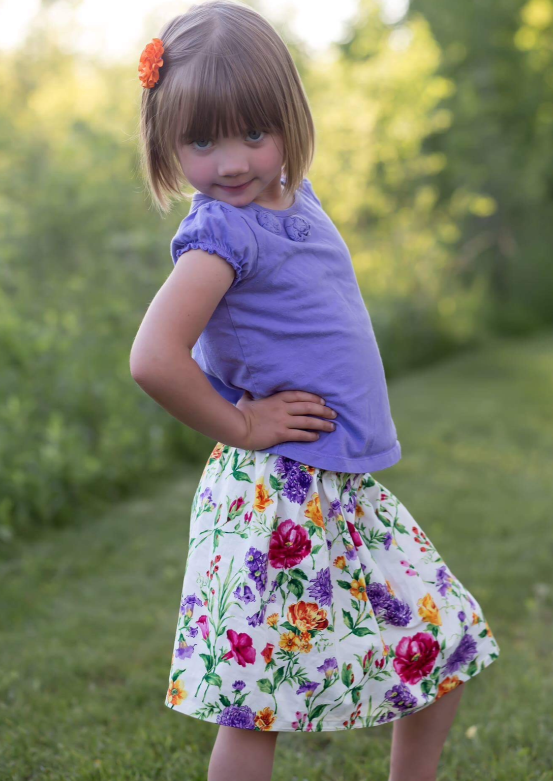 Blue Donut Girl’s Skirt