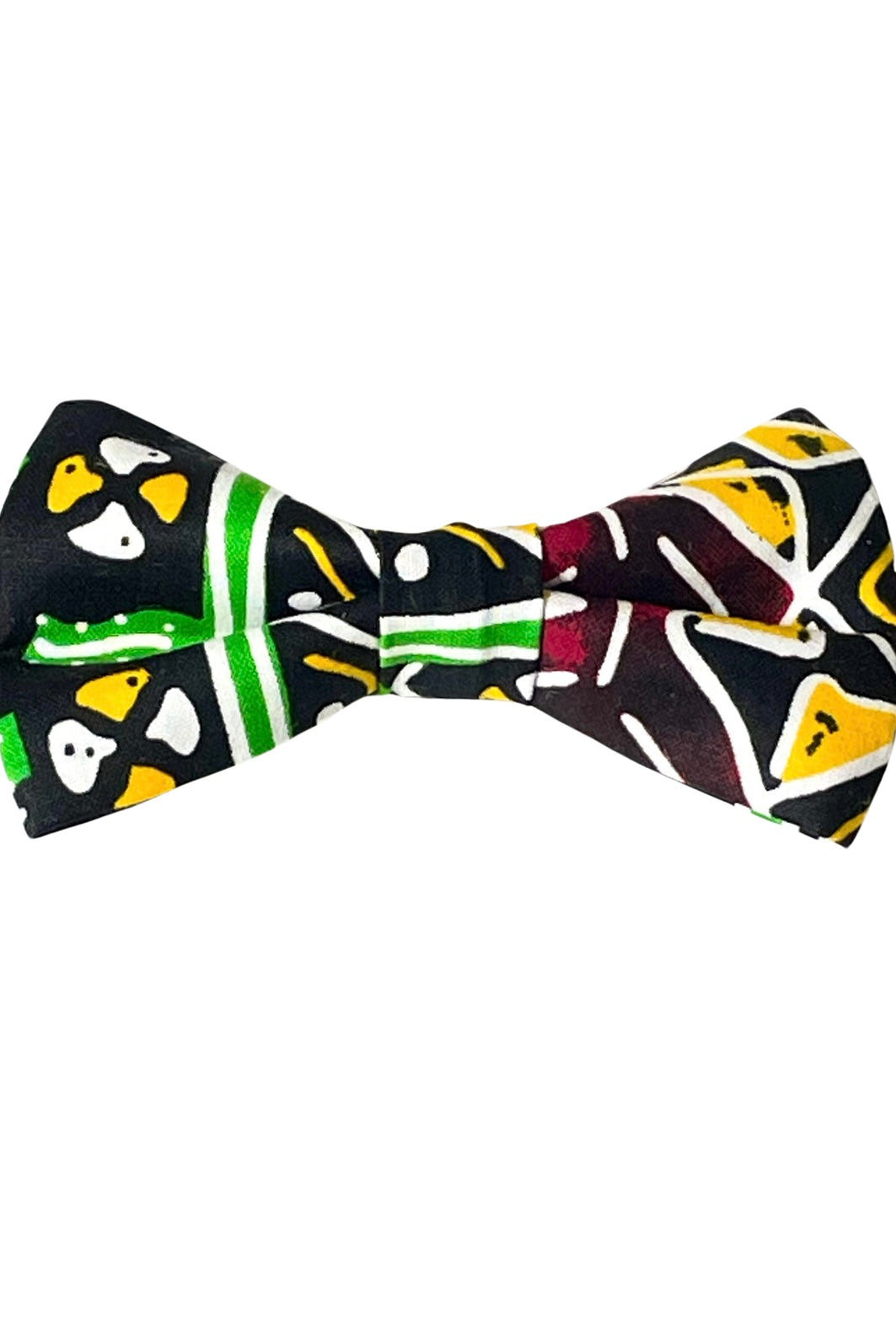 Black African Print Bow Tie and Pocket Square