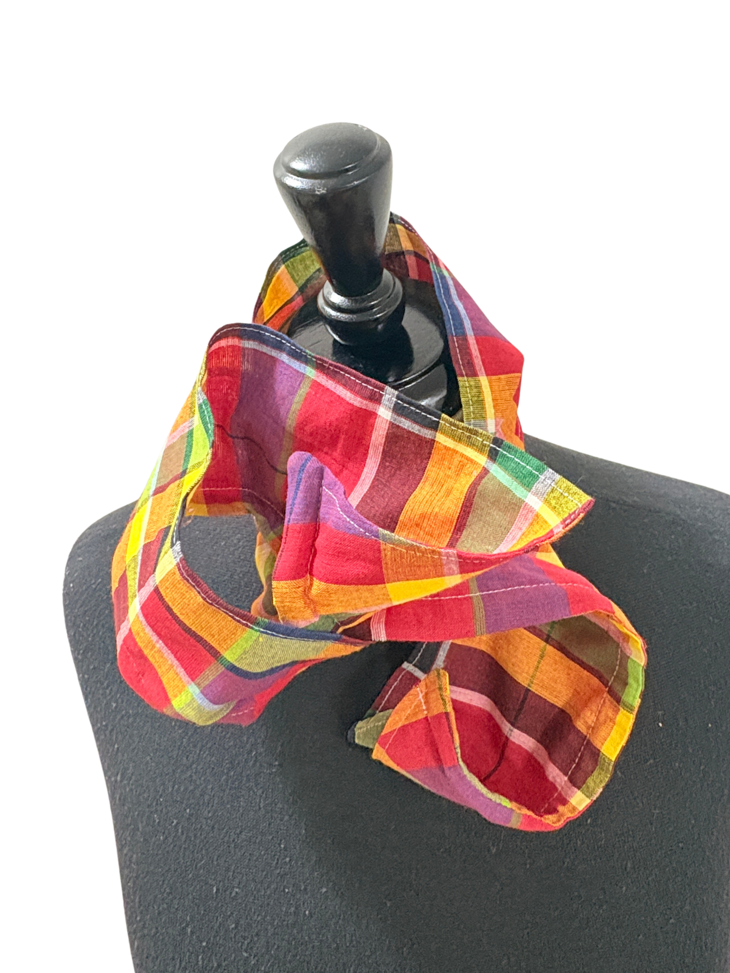 Wire Wrap Headband | Caribbean Madras | 5”x 40”