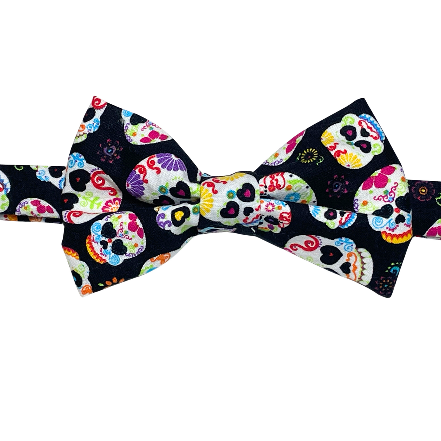 Black Skull P Bow Tie