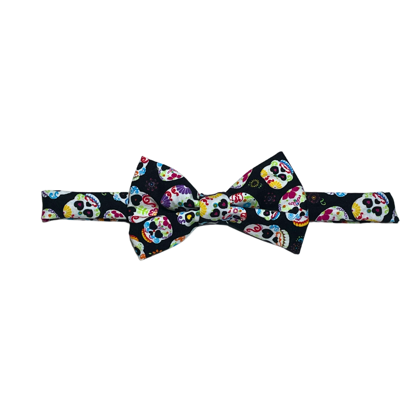 Black Skull P Bow Tie