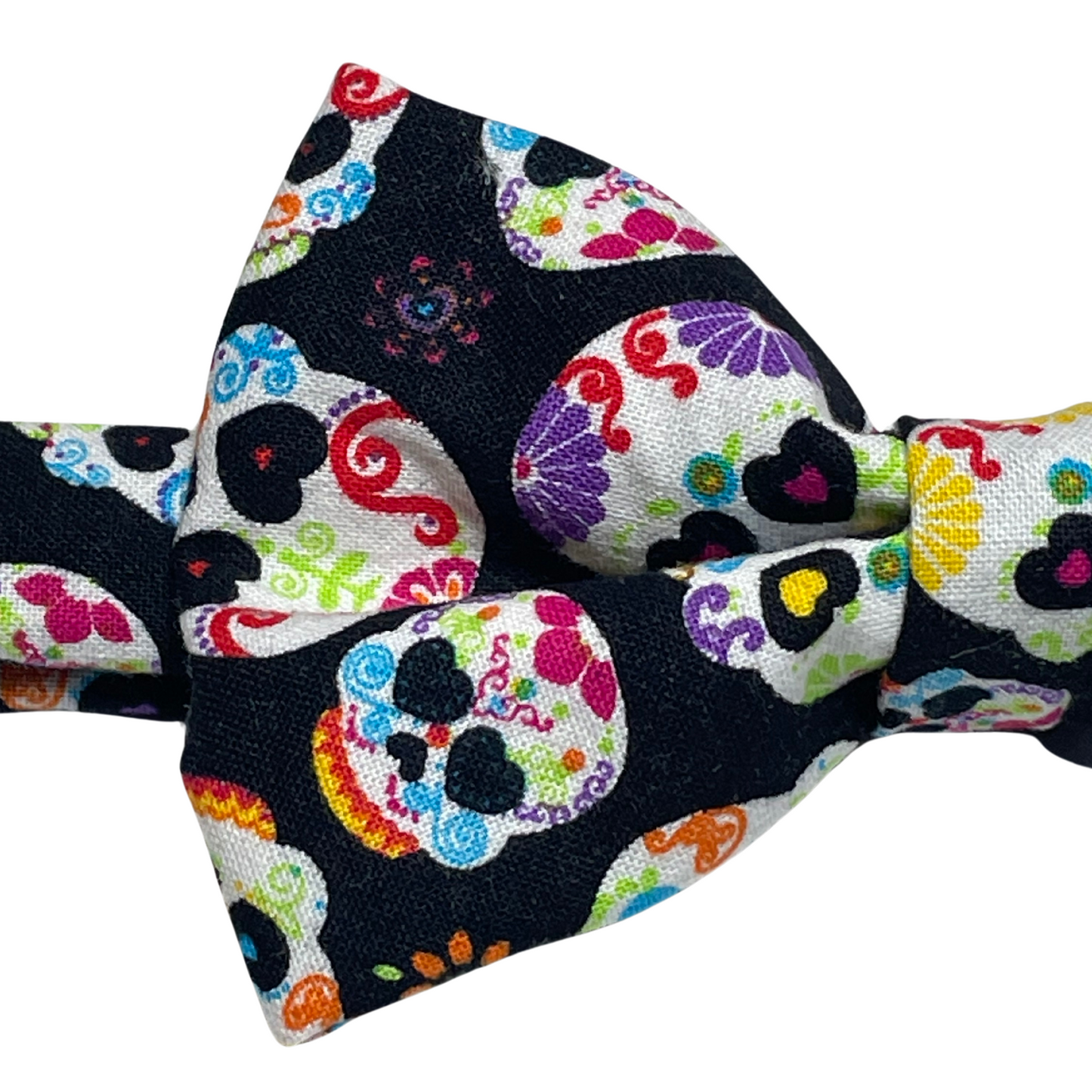 Black Skull P Bow Tie