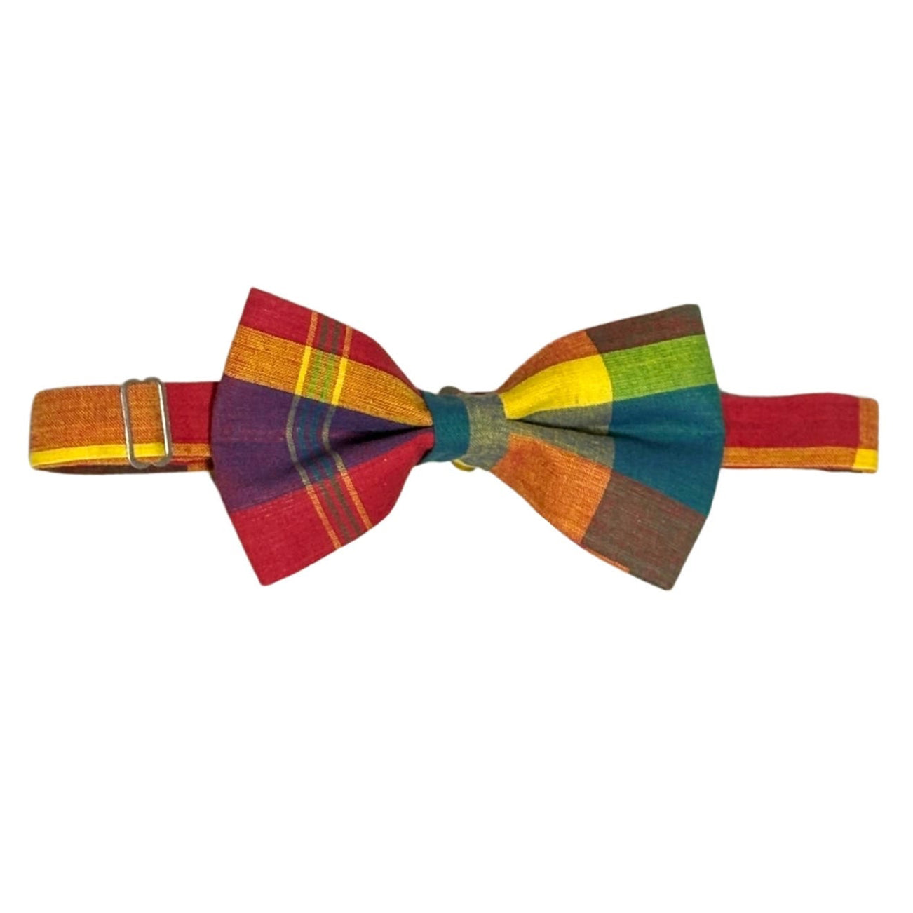 Caribbean madras creole bow tie 