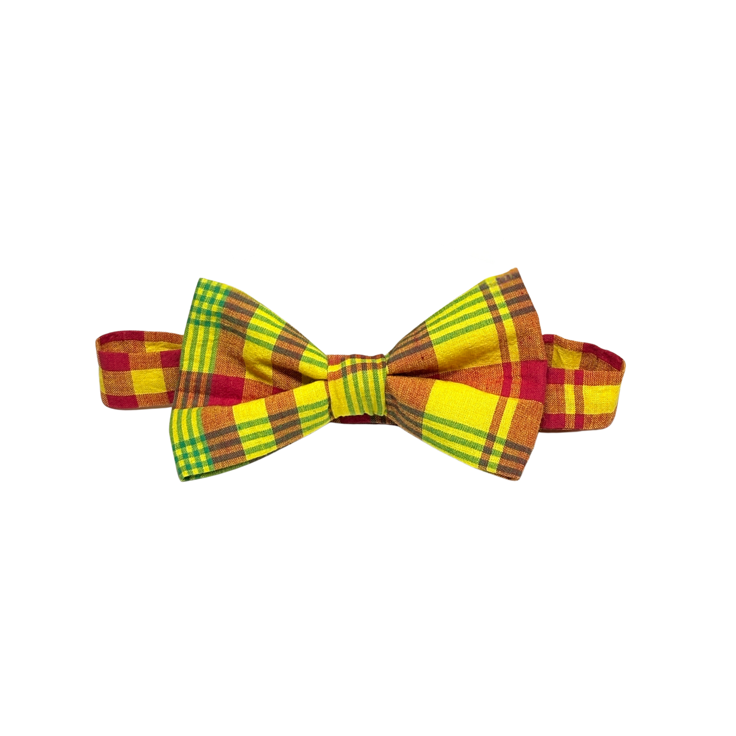 Antiguan Madras Bow Tie with Pocket Square