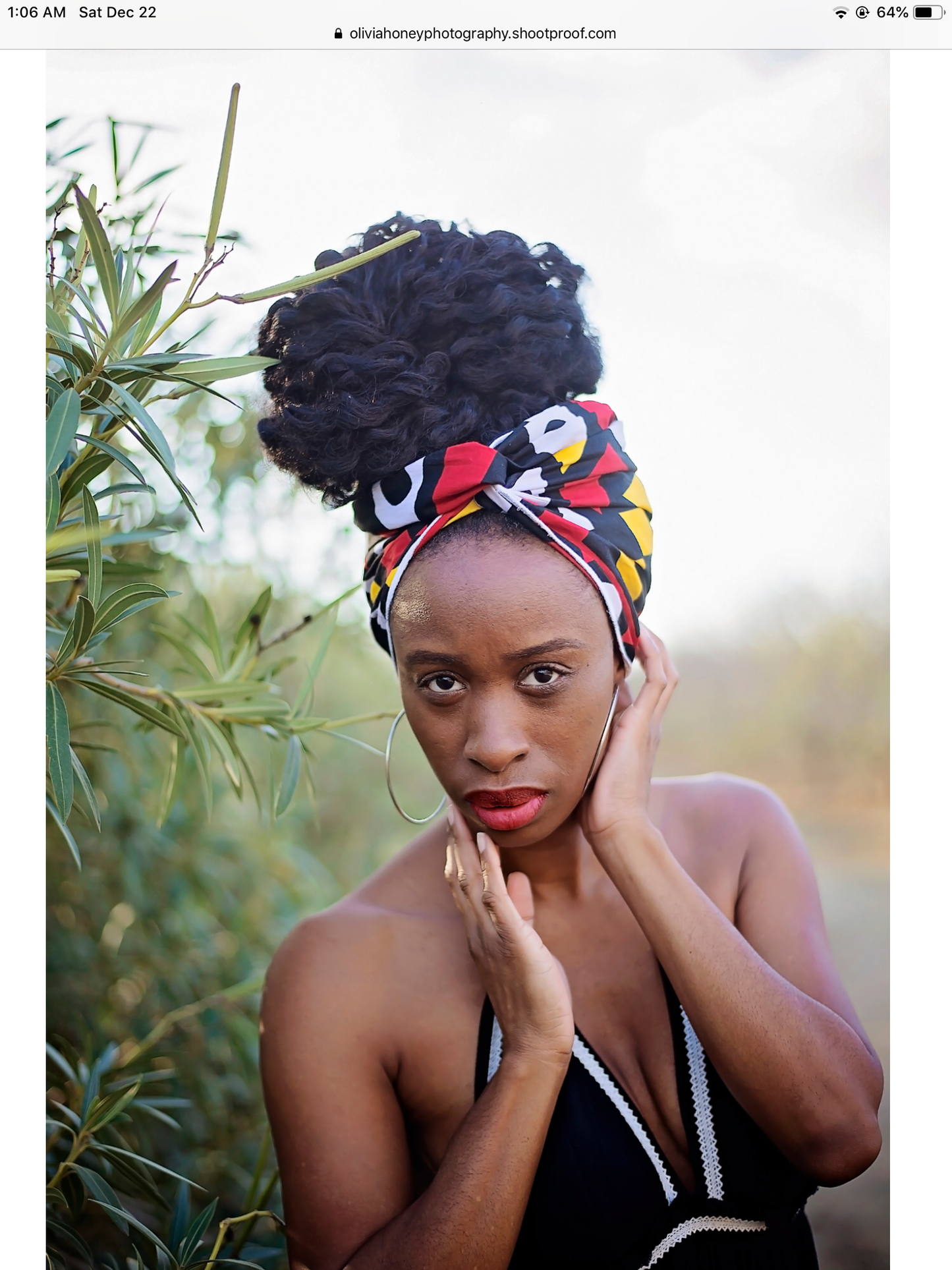 Oye African Print Headwrap